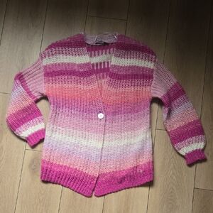 NWOT OLSEN Wool Alpaca Blend Ribbed Knit Cardigan Sz XS